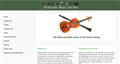 Desktop Screenshot of kirkcaldymusicsociety.org
